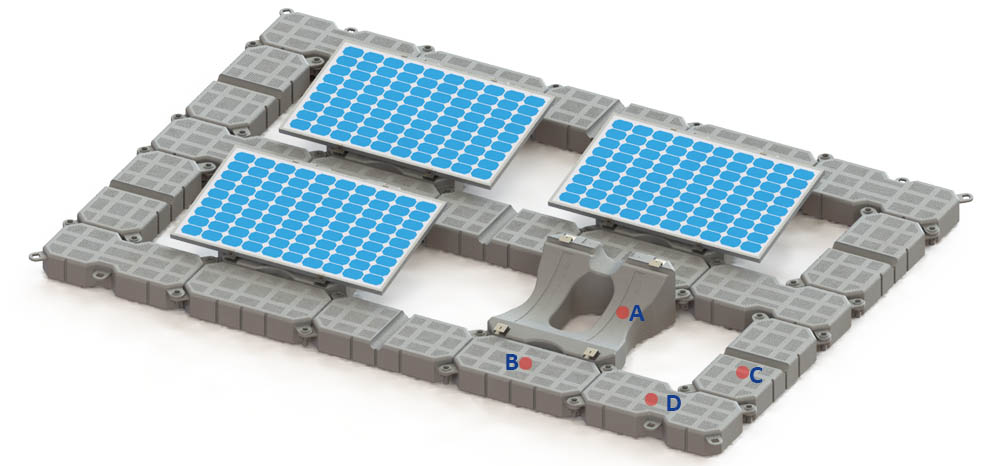 floating solar power plant